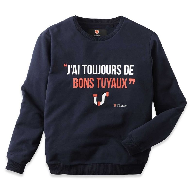 Ysweat- Sweat à message - Homme - taille : XXXL - couleur : Bleu - PARADE