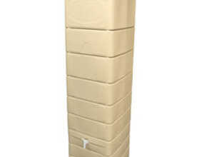 Récupérateur eau mural beige 650 litres et raccord chéneau inclus Récupérateur eau mural beige 650 litres et raccord chéneau inclus