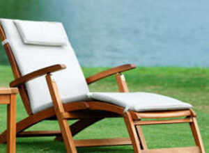 Chaise longue KINGSBURRY avec coussin