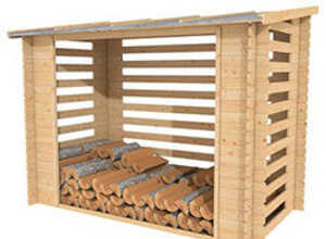 Abri bûches en bois 5 stères XL Abri bûches en bois 5 stères XL