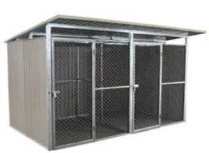 Chenil pour chien en métal 7m²