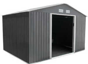 Pack abri métal 8 m² et kit d ancrage pour sol mou Pack abri métal 8 m² et kit d ancrage pour sol mou