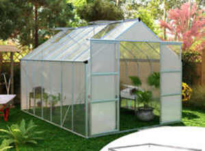 Serre de jardin polycarbonate 13m² et Base Serre de jardin polycarbonate 13m² et Base
