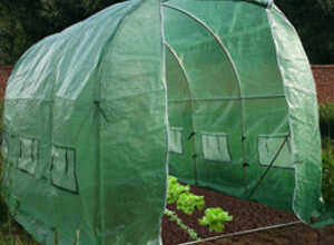 Serre de jardin tunnel GALINA 6 m² hauteur 2 mètres Serre de jardin tunnel GALINA 6 m² hauteur 2 mètres
