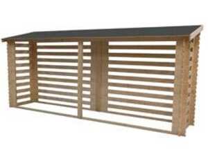 Abri bûches en bois 10 stères XL Abri bûches en bois 10 stères XL