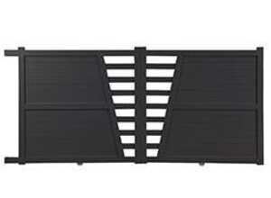 Pack Portail coulissant en aluminium IMPERIUM 3 m et Portillon Pack Portail coulissant en aluminium IMPERIUM 3 m et Portillon