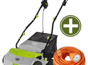 Scarificateur et démousseur électrique 1600W et rallonge Scarificateur et démousseur électrique 1600W et rallonge