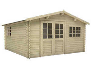 Abri de jardin en bois NOTTO 17 m²