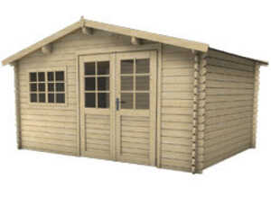 Abri bois COSTA 13 M² et plancher