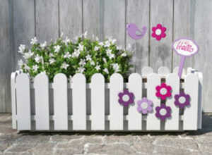 Jardinière LANDHAUS 100 cm blanc Jardinière LANDHAUS 100 cm blanc