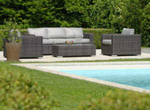 Salon bas RHODES  taupe