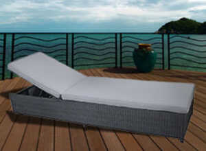 Bain de soleil PATTAYA en résine tressée