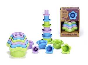 Lot de 6 tasses à empiler green toys