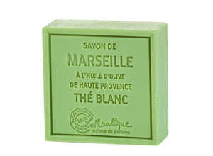 Savon de Marseille au Thé blanc – 100 grammes