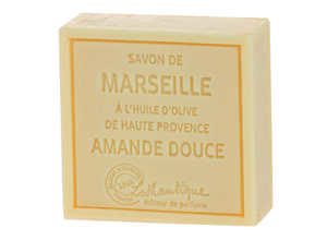 Savon de Marseille à l’Amande douce – 100 grammes
