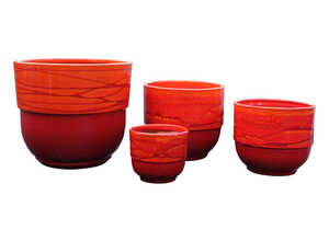 Vase Rebord soleil couchant H 27 x Ø 30 cm Vase Rebord soleil couchant H 27 x Ø 30 cm