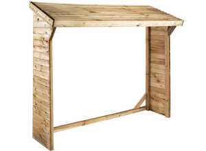 Abri bûches - 1.58 m² - 2.20 x 0.69 x 1.83 m - 2 stéres Abri bûches - 1.58 m² - 2.20 x 0.69 x 1.83 m - 2 stéres