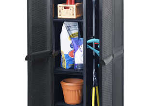 Armoire haute de jardin en résine 430 Litres 70x50x179cm