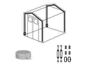 Kit ancrage - Câble de 8 m