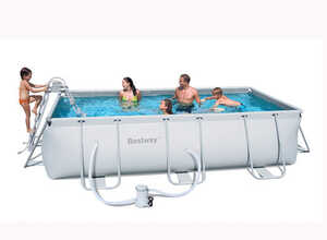 Piscine tubulaire Steel Frame - 4.04 x 2.01 x 1m Piscine tubulaire Steel Frame - 4.04 x 2.01 x 1m