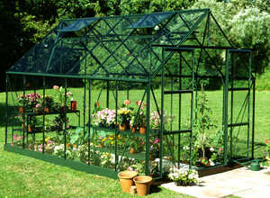 Serre verre Magnum 128 - 9.9 m² - 3.84 x 2.57 x 2.58 m