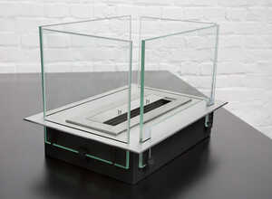 Cheminée Bio-éthanol Insert Table Inox Cheminée Bio-éthanol Insert Table Inox