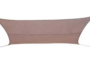 Voile d'ombrage rectangulaire 3 x 4 m - Curacao - Taupe