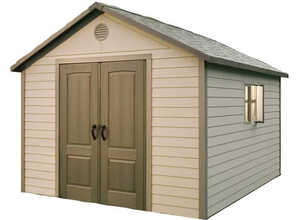 Abri de jardin résine Lifetime - 3.35 x 3.35 m - 11.22 m² Abri de jardin résine Lifetime - 3.35 x 3.35 m - 11.22 m²