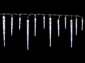 Rideaux lumineux stalactite glaçons animé 3 m