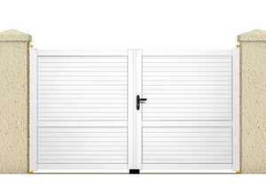 Portillon en kit NEPTUNE - 1,05 m - PVC - Coloris blanc Portillon en kit NEPTUNE - 1,05 m - PVC - Coloris blanc