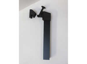 Kit arrêt de vantail - 250 mm - Coloris noir Kit arrêt de vantail - 250 mm - Coloris noir
