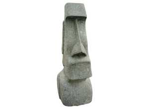 Statue Moaï basanite - hauteur 150 cm. - Pierre naturelle Statue Moaï basanite - hauteur 150 cm. - Pierre naturelle
