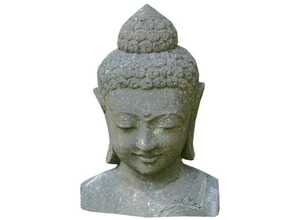 Statue buste Bouddha - hauteur 80 cm. - Pierre naturelle Statue buste Bouddha - hauteur 80 cm. - Pierre naturelle