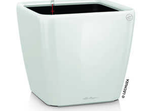Pot à réserve d'eau Quadro Blanc L.28x28 x H.26 cm Pot à réserve d'eau Quadro Blanc L.28x28 x H.26 cm