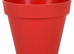 EDA Pot rond Toscane ?30cm - Contenance 10L - Rouge rubis