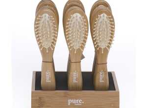 Brosse à cheveux bambou 19 cm Brosse à cheveux bambou 19 cm