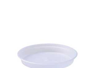 Soucoupe D14 cm pot provence Elho transparent
