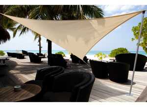 Voile ombrage sable 5m triangulaire Austral Voile ombrage sable 5m triangulaire Austral
