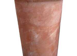 Pot lisse haut en terre cuite naturelle H 50 x Ø 35 cm Pot lisse haut en terre cuite naturelle H 50 x Ø 35 cm
