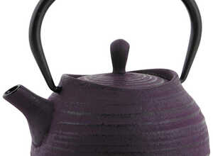 Théière en fonte violette 0,4 litres