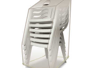 Housse pour chaises empilables