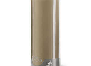 Bougie cylindrique 8x20 cm - Taupe
