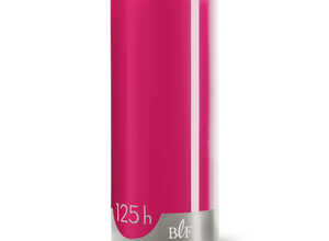 Bougie cylindrique 8x20 cm - Rose Pivoine