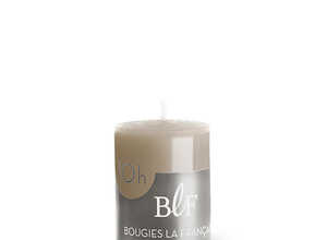 Bougie votive cylindrique 3,8x4,8 cm - Taupe