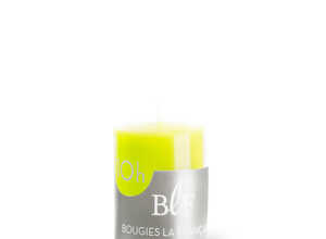 Bougie votive cylindrique 3,8x4,8 cm - Vert Anis