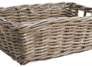 Manne de rangement poelet gris