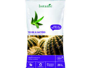 Terre à cactée et engrais organique (sans tourbe) 20 L Terre à cactée et engrais organique (sans tourbe) 20 L