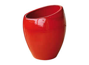 Pot Orion coquelicot H 55 x Ø 44 cm Pot Orion coquelicot H 55 x Ø 44 cm