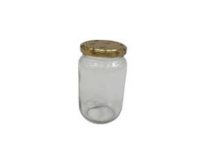 Pot en verre avec capsule 250 g x 10