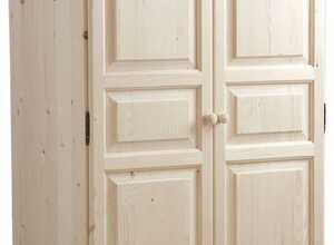 Armoire bois brut 2 portes Armoire bois brut 2 portes